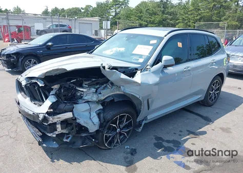 2022 BMW X3 xDrive30I from USA, damaged, VIN WBX57DP04NN176349